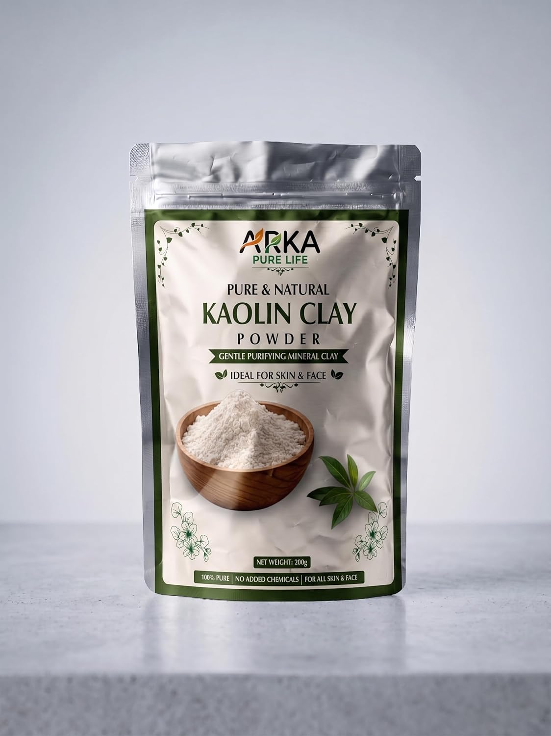 Pure Kaolin Clay Powder for Face Mask & DIY Skincare (200g) 1 Pure Kaolin Clay Powder for Face Mask & DIY Skincare (200g)