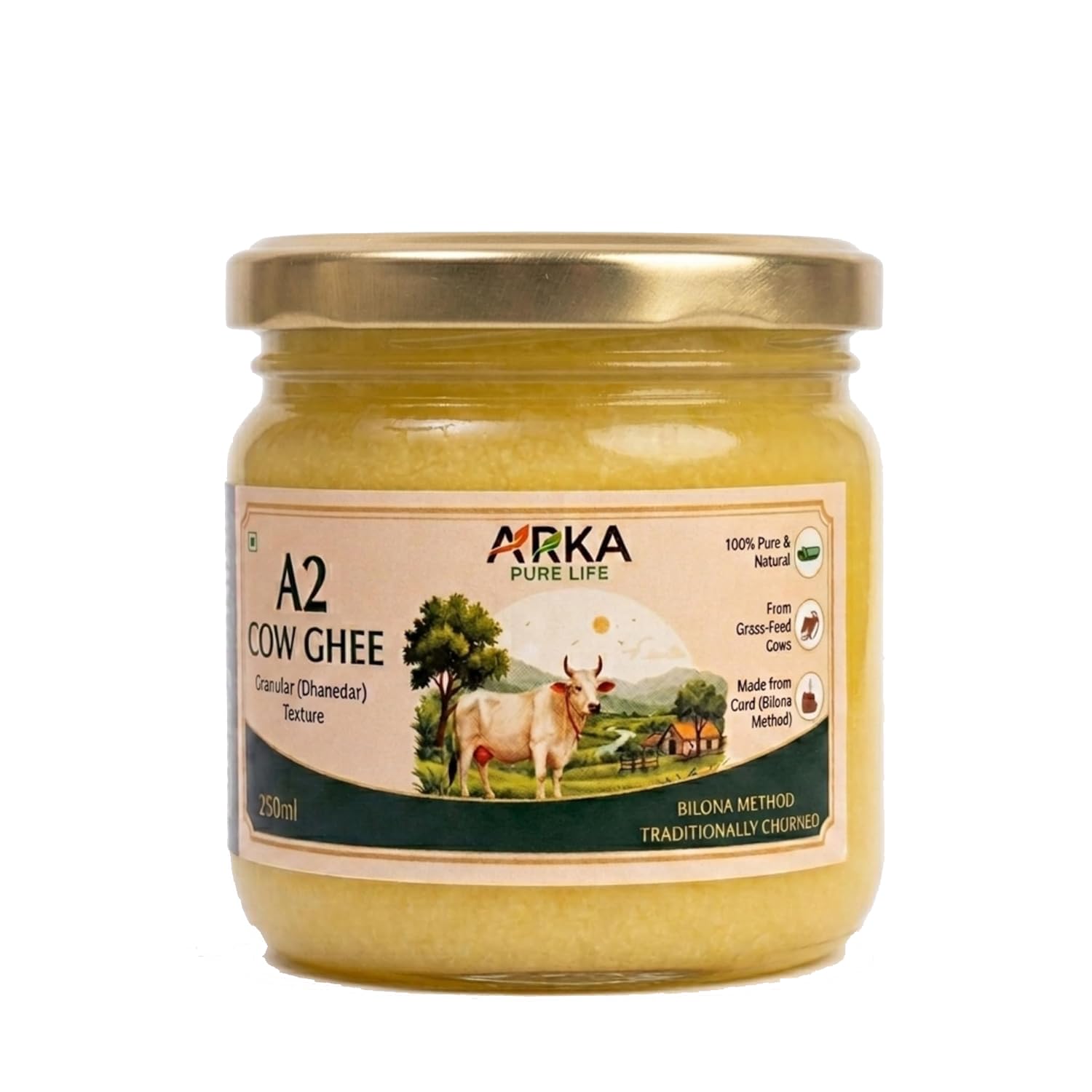 Premium A2 Cow Ghee (250ml) 1 Premium A2 Cow Ghee (250ml)
