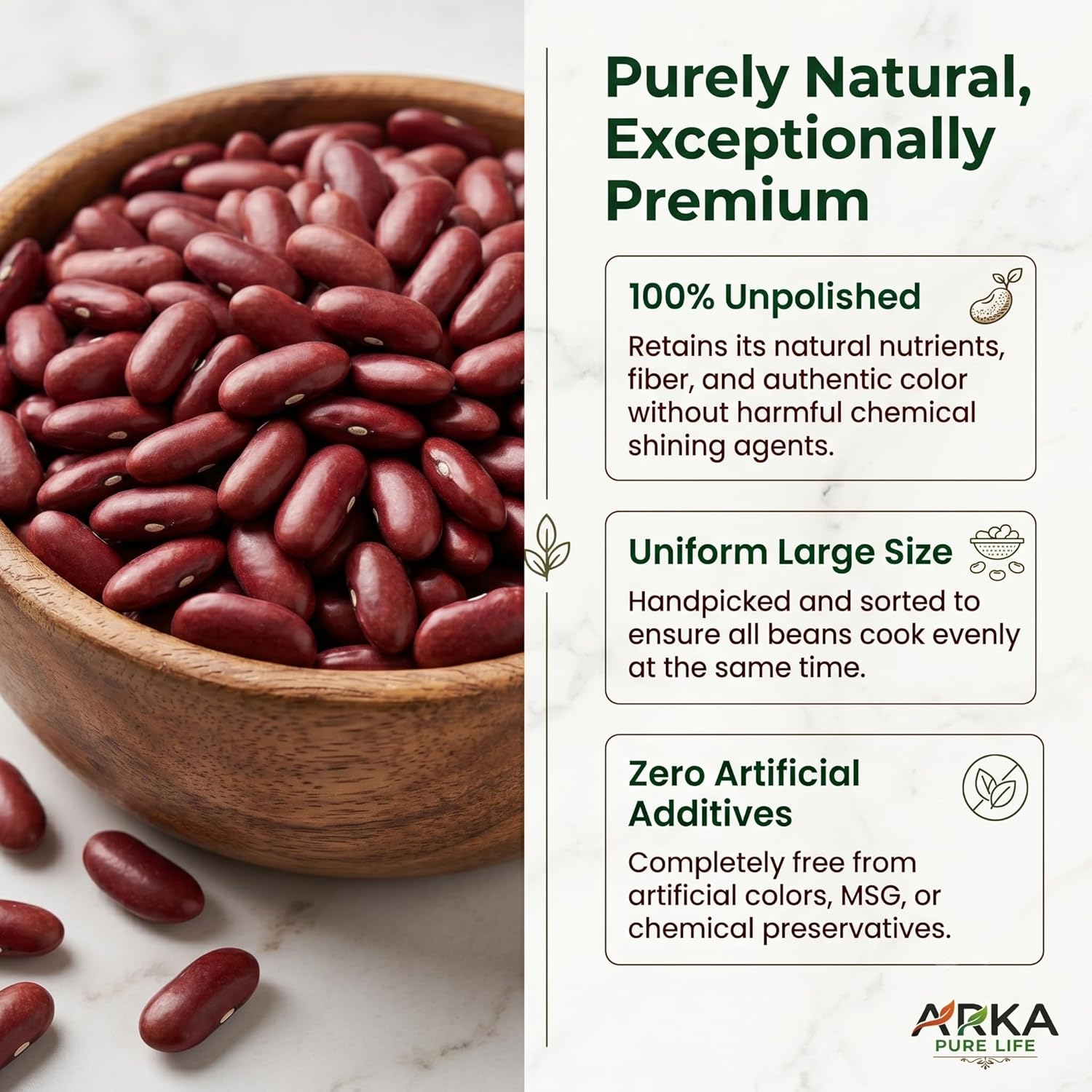 Organic Red Bean Rajma 500g 5 Organic Red Bean Rajma 500g - Image 5