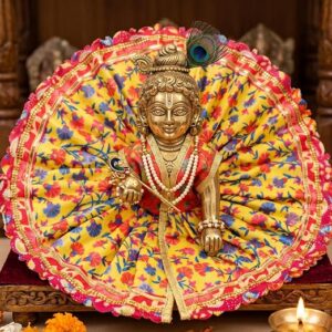 Designer Ladoo Gopal Dress - Elegant Janmashtami Poshak for Thakurji (Size 0 to Size 6)