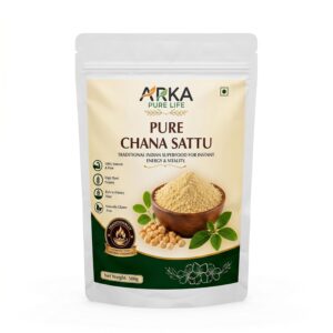 Natural Roasted Chana Sattu Powder, 500g