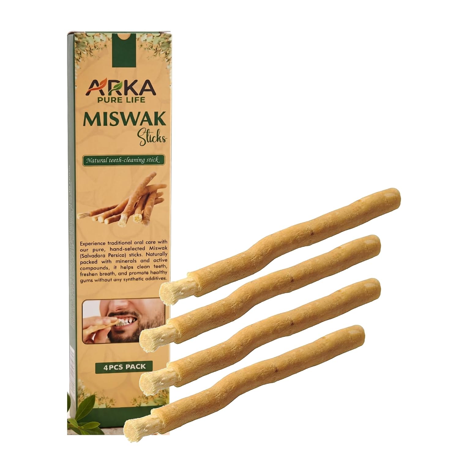 Miswak Natural Herbal Toothbrush 1 Miswak Natural Herbal Toothbrush