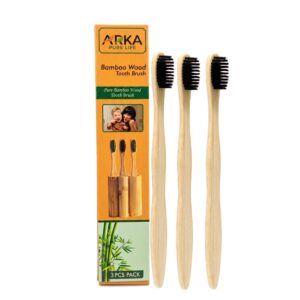 Bamboo Toothbrush, 3 Brushes