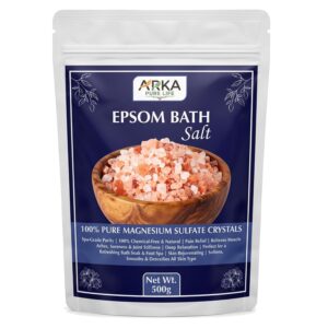 Epsom Bath Salt Crystals, 500g