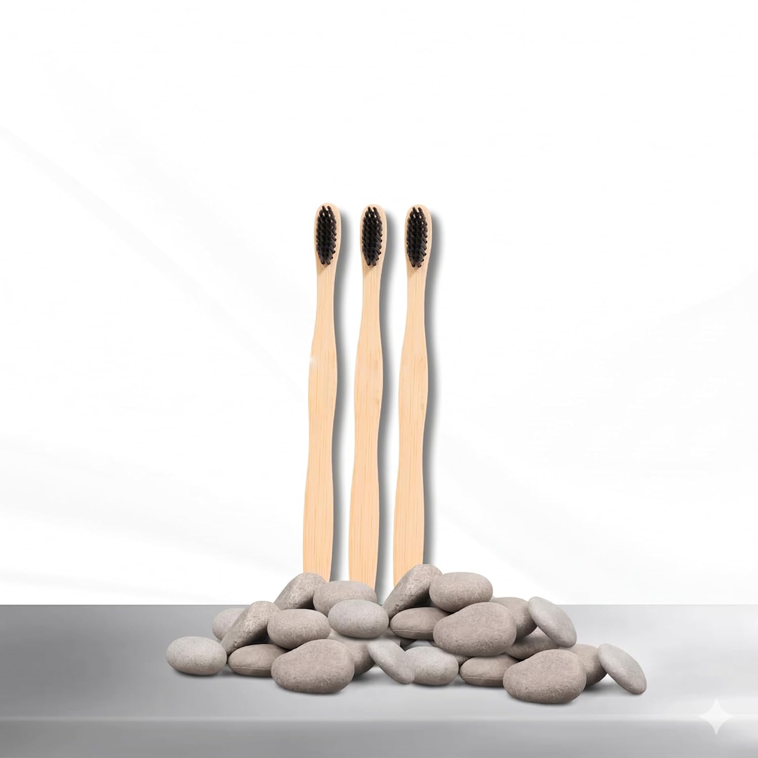 Bamboo Toothbrush, 3 Brushes 2 Bamboo Toothbrush, 3 Brushes - Image 2