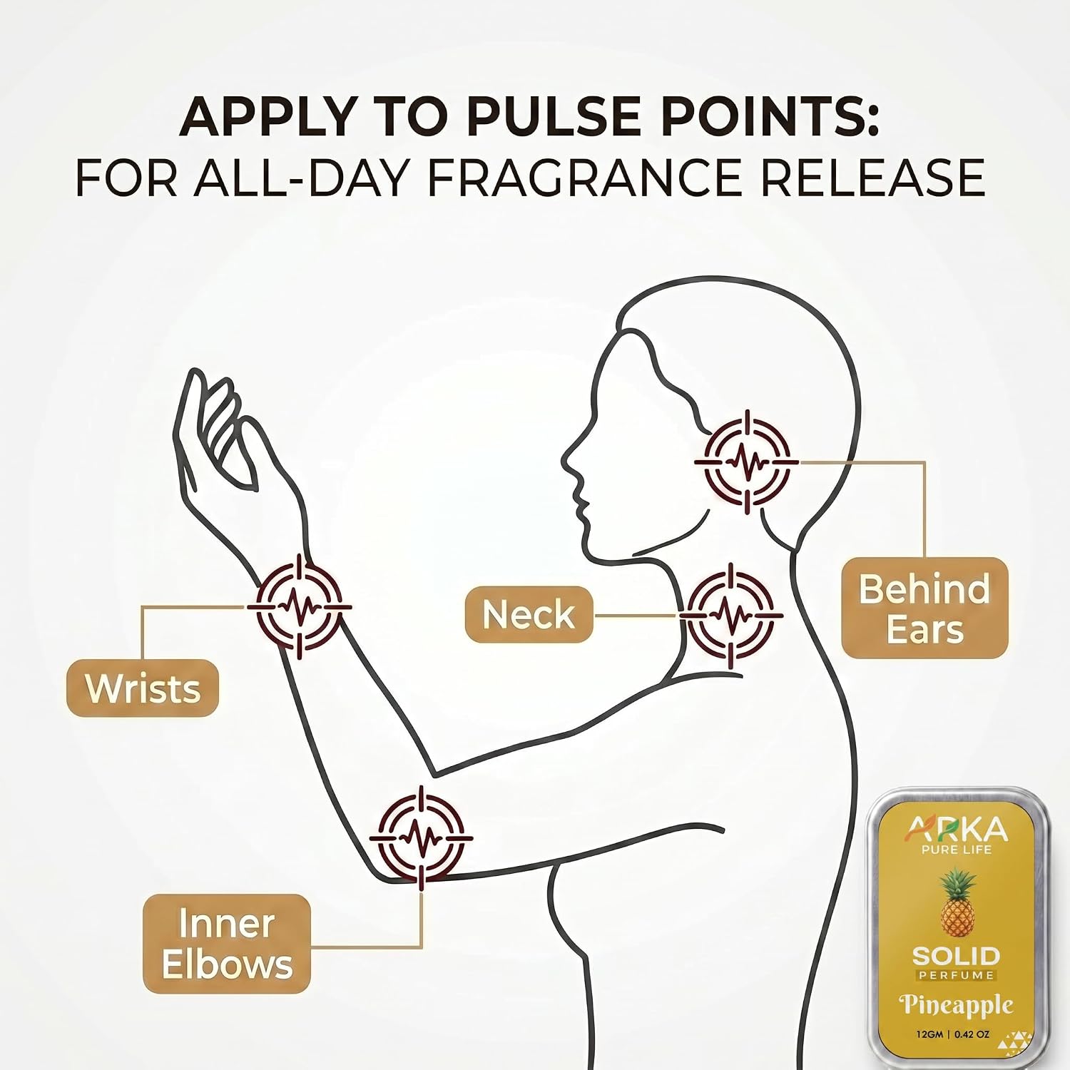 Premium Pineapple Solid Perfume, 12g 5 Premium Pineapple Solid Perfume, 12g - Image 5