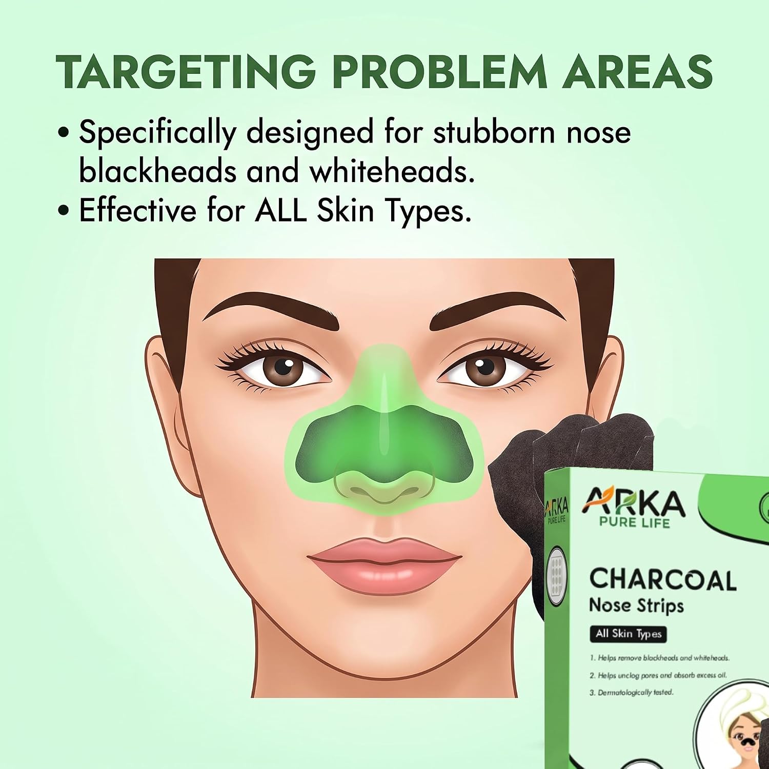 Charcoal Nose Strips, 3 Strips 5 Charcoal Nose Strips, 3 Strips - Image 5